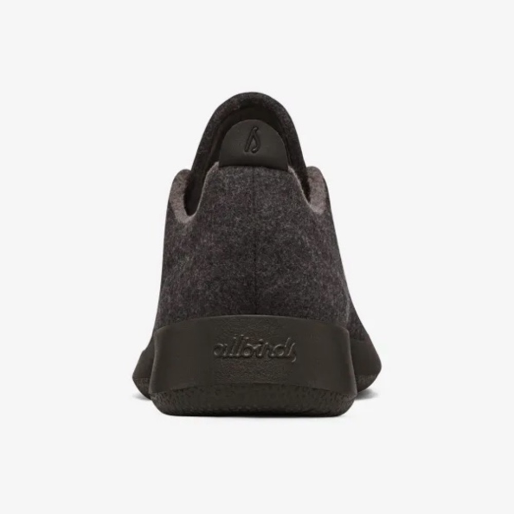 Men’s Allbirds Wool Runner Lace Up Sneakers Black - Picture 5 of 12